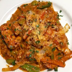 Gluten-free vegetarian dish from Buca di Beppo